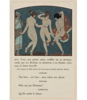 DONNAY (Maurice). Praxagora. Adaptation de l'Assemblée des femmes d'Aristophane. Edition originale, illustrée par Kuhn-Régnier.
