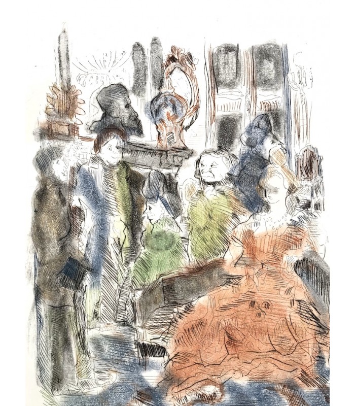 BALZAC (Honoré de). L'Interdiction. Eaux-fortes originales de Bogratchew. Exemplaire sur vélin d'Arches