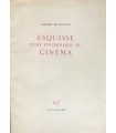 MALRAUX (André). Esquisse d'une psychologie du cinéma. Edition originale.
