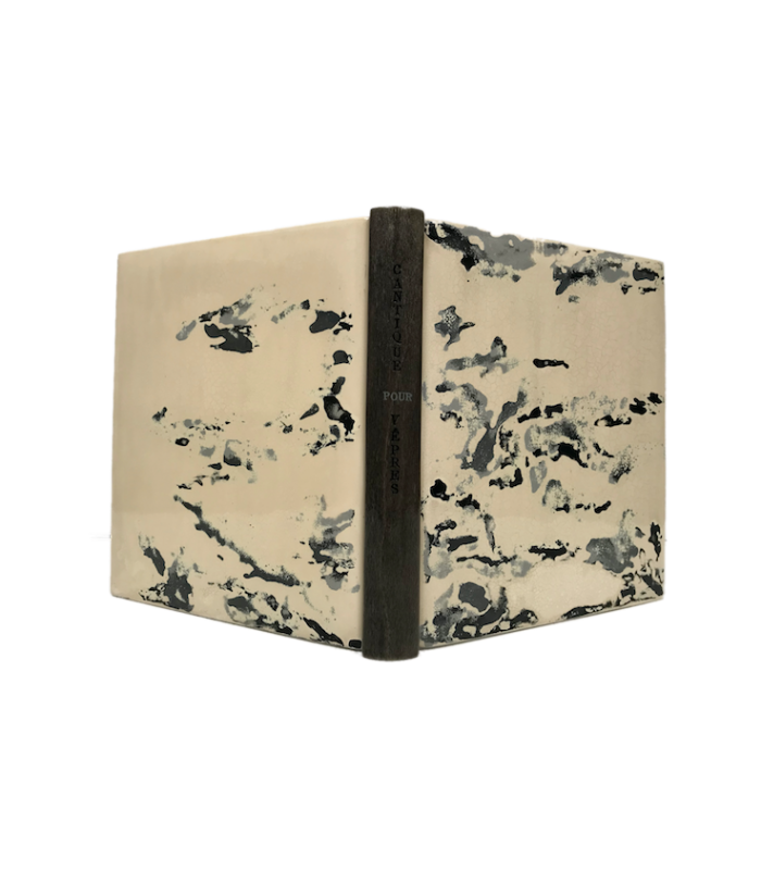 MARESTER (Guy). Cantique pour vêpres. Gravures de Julius Baltazar. Edition originale. Reliure de Sandra Aftalion.