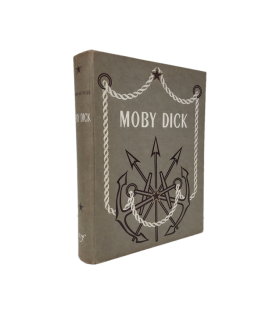 MELVILLE (Herman). Moby Dick. Traduit de l'anglais par Lucien Jacques, Joan Smith et Jean Giono. Cartonnage Paul Bonet.