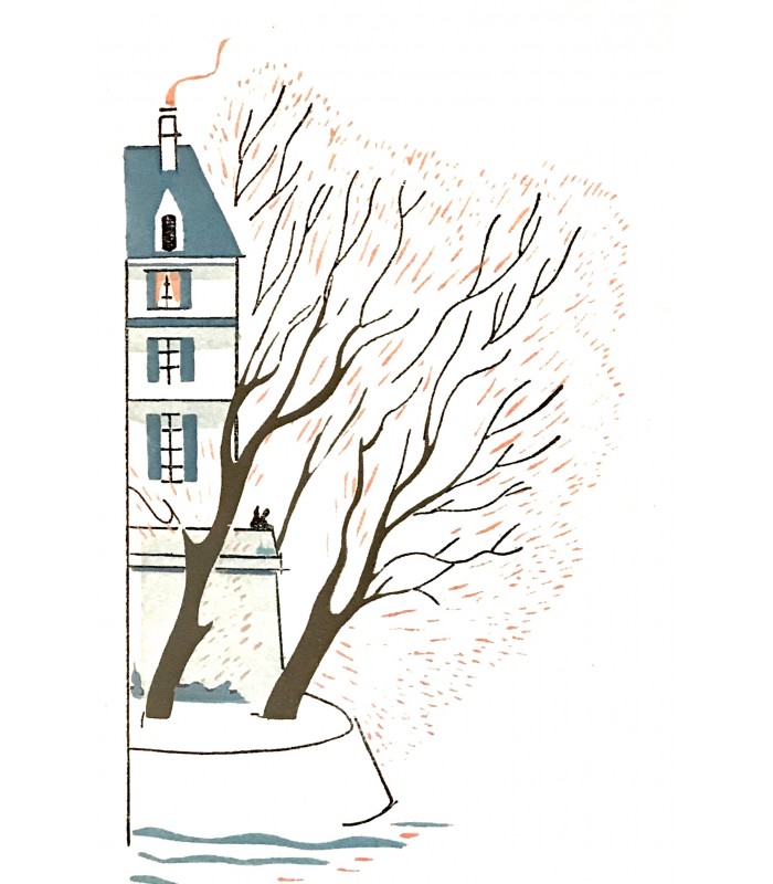 FAURE-FAVIER (Louise). Notre île Saint-Louis. Poèmes. Illustrations de Jacques Ferrand. Edition originale.