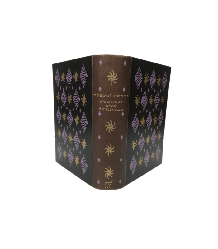 DOSTOIEVSKI (Fiodor). Journal d'un écrivain. Cartonnage relié d'après la maquette de Mario Prassinos