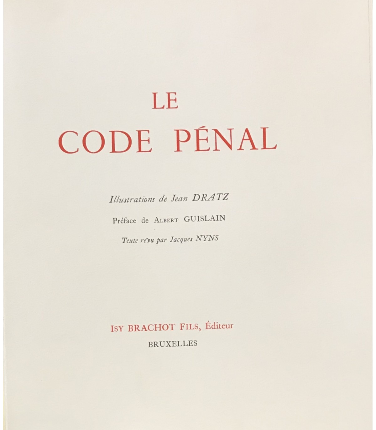 CODE PENAL.