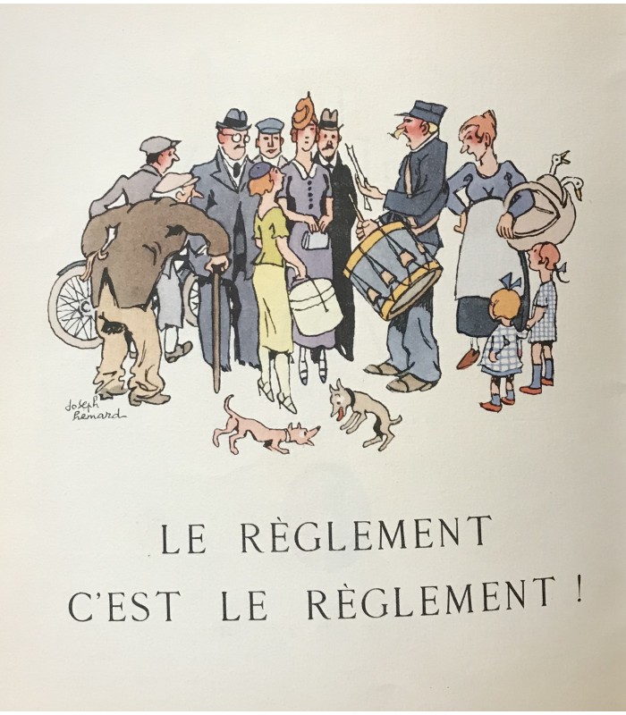 [HEMARD (Joseph)] Le Règlement de la Loterie nationale vu par Joseph Hémard