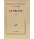 LE CLEZIO (J. M. G. ). Le Déluge. Roman. Edition originale.