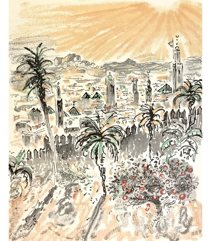 MONTHERLANT (Henry de). La Rose de sable. Edition originale. Illustrations originales de André Hambourg