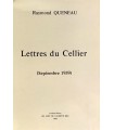 QUENEAU (Raymond). Lettre du Cellier (septembre 1939). Edition originale