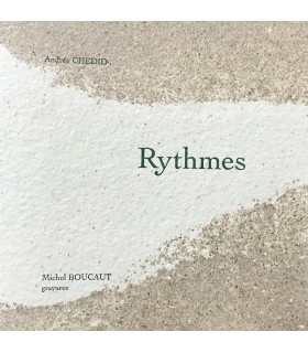 CHEDID (Andrée). Rythmes. Poèmes illustrés de gravures de Michel Boucaut. Etui en plexiglas.