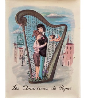 [PEYNET (Raymond)] Les Amoureux de Peynet. Première édition illustrée de 97 ravissants dessins humoristiques et romantiques.