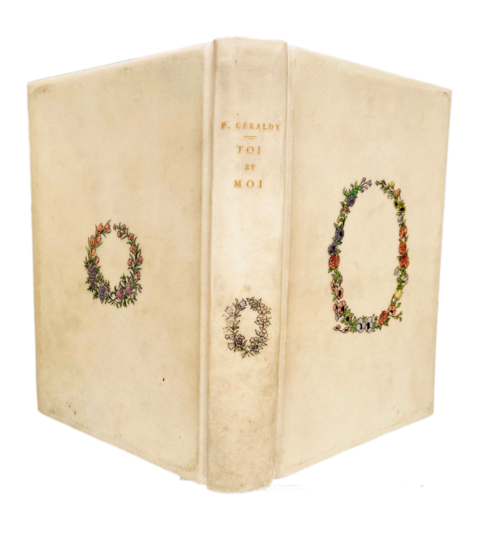 GERALDY (Paul). Toi et moi. Première édition de ce livre illustré par André-E. Marty. Bradel vélin orné