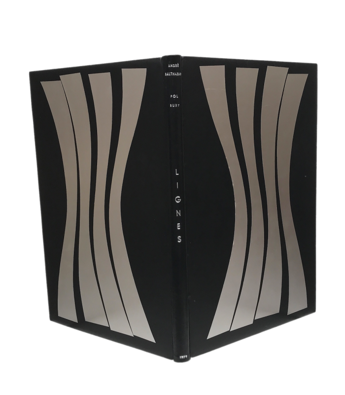 BALTHAZAR (André). Lignes. Edition originale, illustrée de 2 compositions hors texte de Pol Bury. Reliure de D.-H. Mercher.