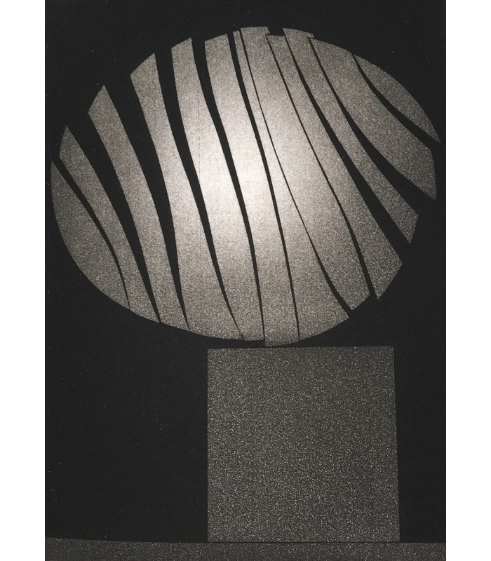 BALTHAZAR (André). Lignes. Edition originale, illustrée de 2 compositions hors texte de Pol Bury. Reliure de D.-H. Mercher.