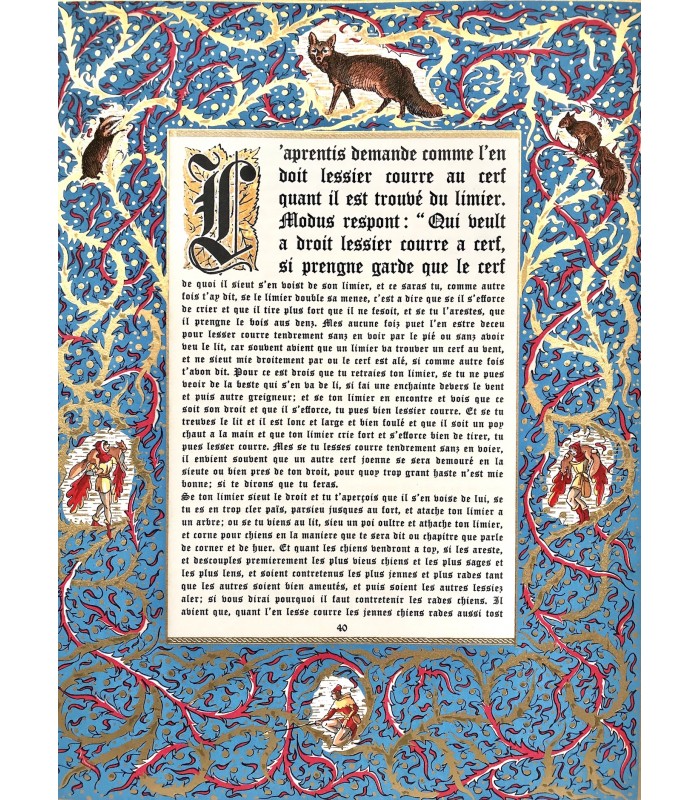 FERRIERES (Henry de). Le Livre du Roy Modus et de la Royne Ratio. Enluminures d'Arnaud Ansaldi et hors-texte de Jean Gradassi.