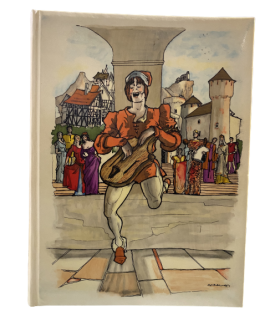 [TROUBADOURS DU DOUZIEME SIECLE] Les Grands Troubadours. Illustrations et enluminures d'Ansaldi.