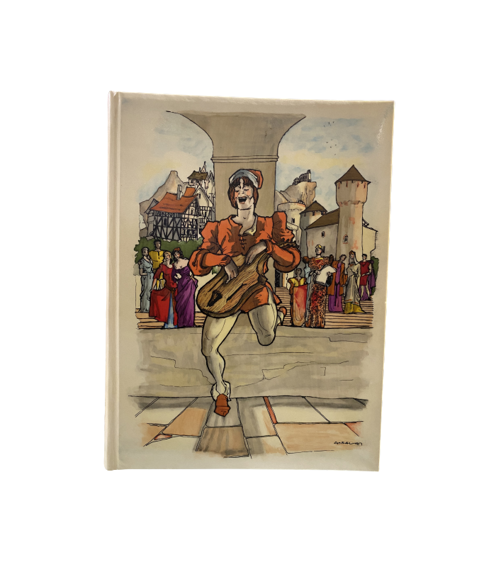 [TROUBADOURS DU DOUZIEME SIECLE] Les Grands Troubadours. Illustrations et enluminures d'Ansaldi.