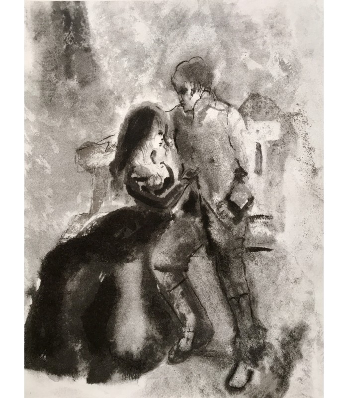 BALZAC (Honoré de). Adieu. Lithographies originales de Léonor Fini.