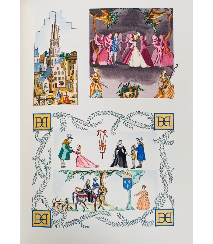 LA FAYETTE (Madame de). La Princesse de Clèves. Miniatures de Marine Corbel.