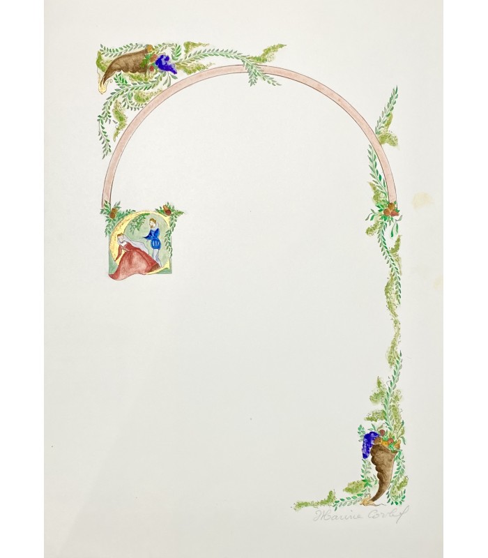 LA FAYETTE (Madame de). La Princesse de Clèves. Miniatures de Marine Corbel.