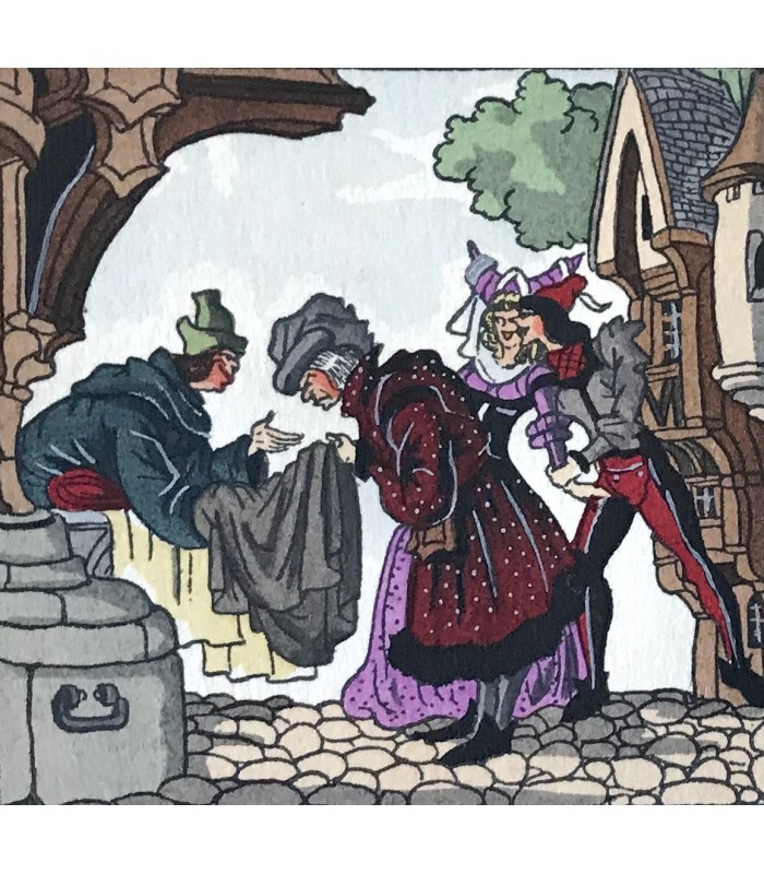LA FONTAINE (Jean de). Contes. Illustrations en couleurs de Jean Gradassi.
