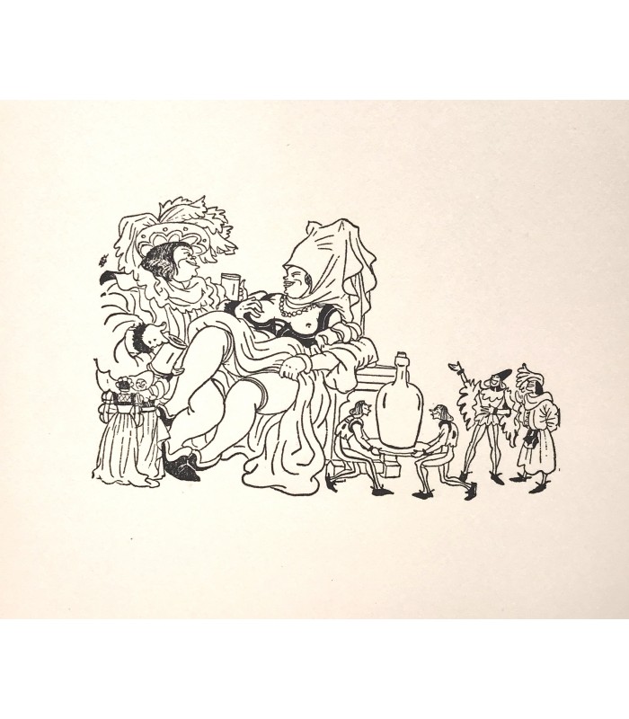 RABELAIS (François). Œuvres. Illustrations en couleurs de Jean Gradassi.