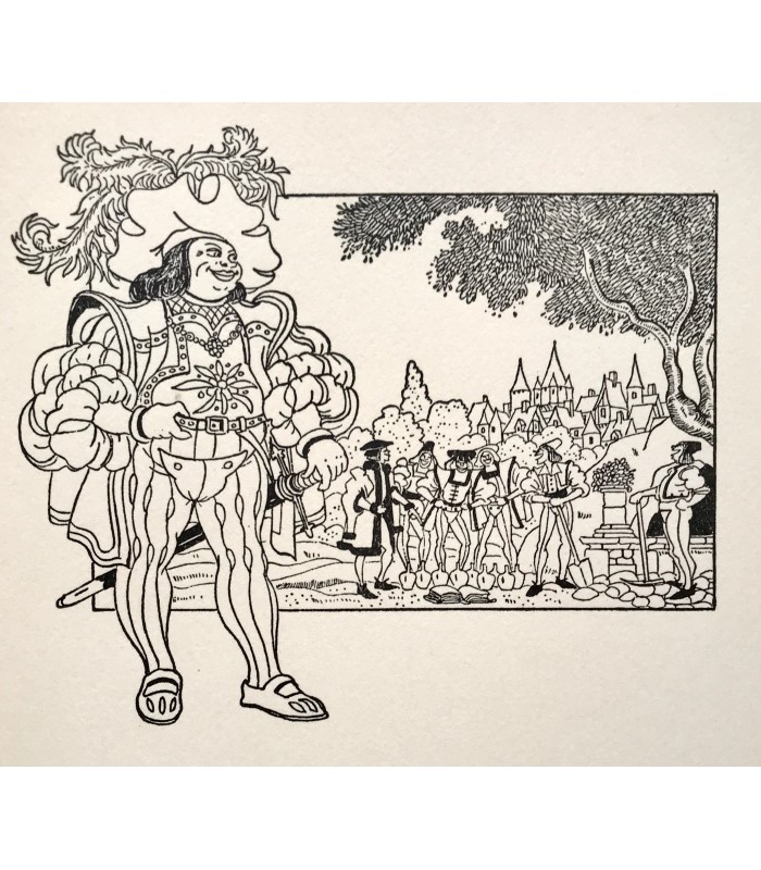 RABELAIS (François). Œuvres. Illustrations en couleurs de Jean Gradassi.