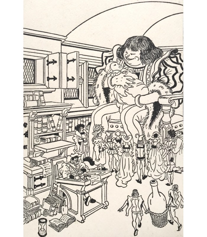 RABELAIS (François). Œuvres. Illustrations en couleurs de Jean Gradassi.