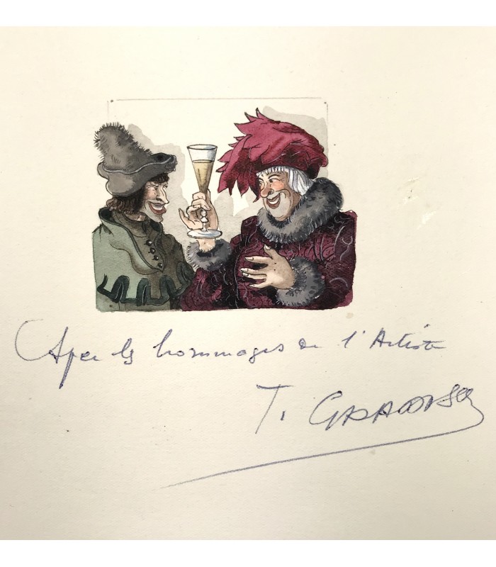 RABELAIS (François). Œuvres. Illustrations en couleurs de Jean Gradassi.