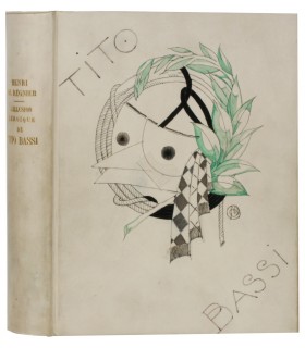 REGNIER (Henri de). L'Illusion héroïque de Tito Bassi. Illustrations de Charles Martin. Reliure de Lévitzky. Envoi autographe.