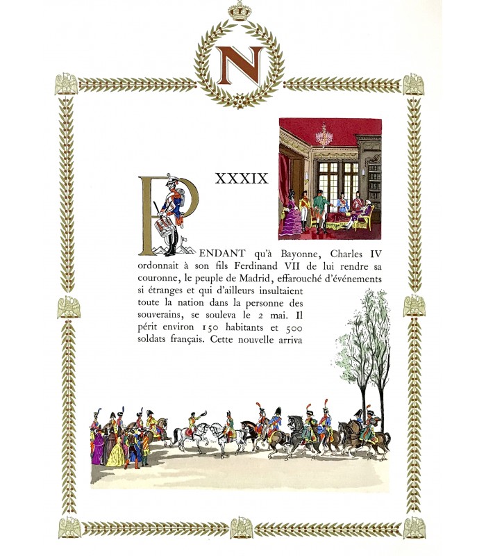 STENDHAL (Henri Beyle, dit). Une vie de Napoléon. Illustrations originales de Jean Gradassi.