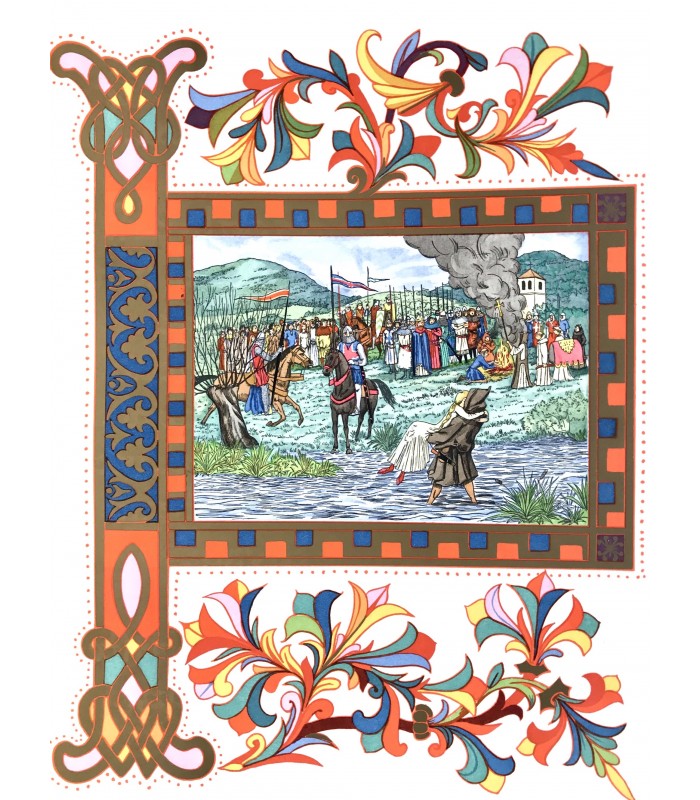 [HUBERT (André)] La Folie Tristan. Poème légendaire du XIIe siècle. Illustrations d'André Hubert.