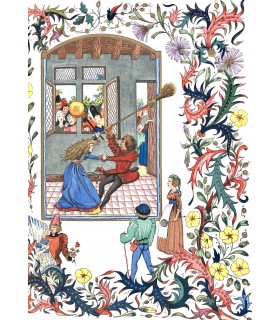 MEUNG (Jehan de). Le Roman de la rose. Illustrations de André Hubert.