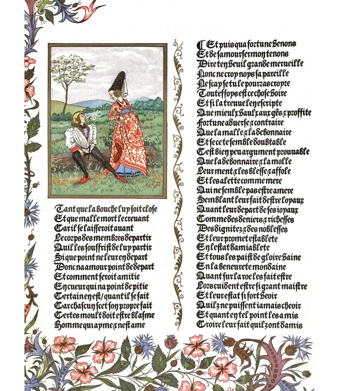 MEUNG (Jehan de). Le Roman de la rose. Illustrations de André Hubert.