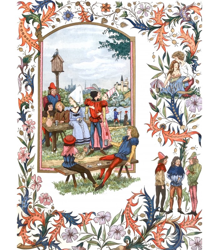 MEUNG (Jehan de). Le Roman de la rose. Illustrations de André Hubert.
