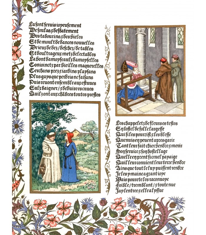 MEUNG (Jehan de). Le Roman de la rose. Illustrations de André Hubert.