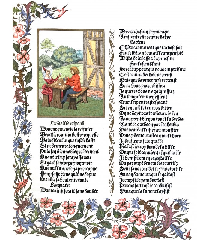 MEUNG (Jehan de). Le Roman de la rose. Illustrations de André Hubert.