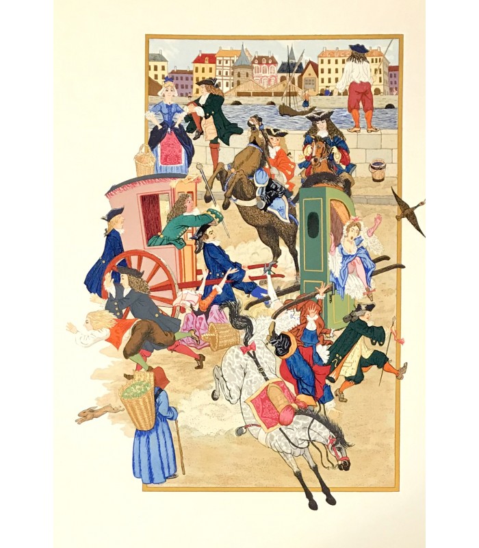 MONTESQUIEU (Charles de). Lettres persanes. Illustrées par André Hubert.