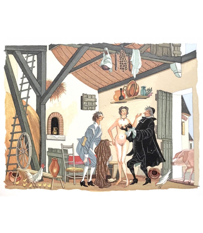 LA FONTAINE (Jean de). Contes. Illustrations d'Henry Lemarié.