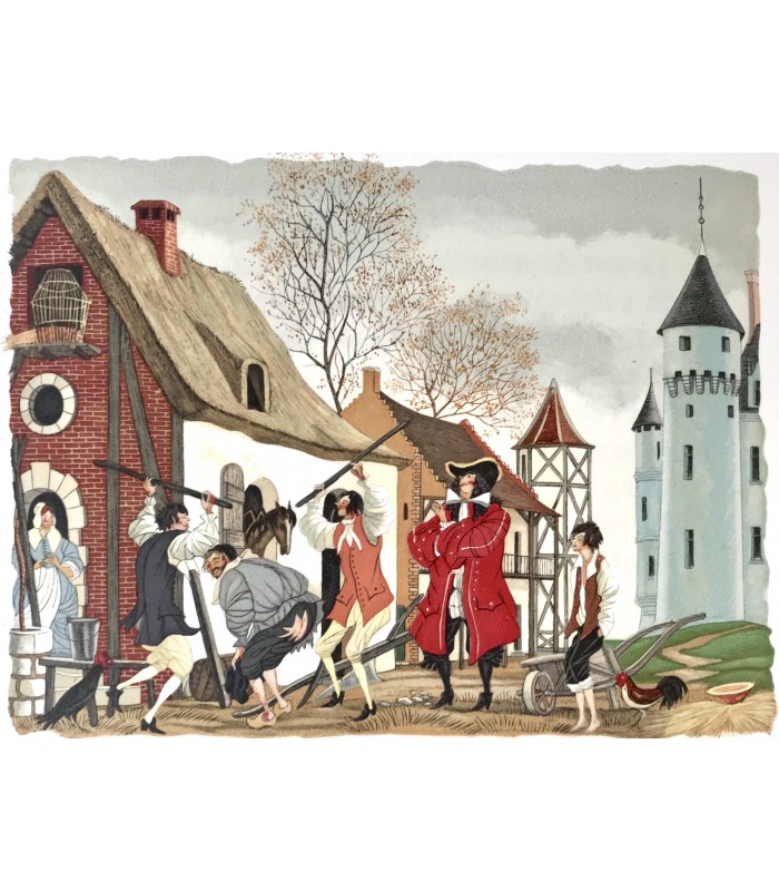 LA FONTAINE (Jean de). Fables. Contes. Illustrations d'Henry Lemarié.