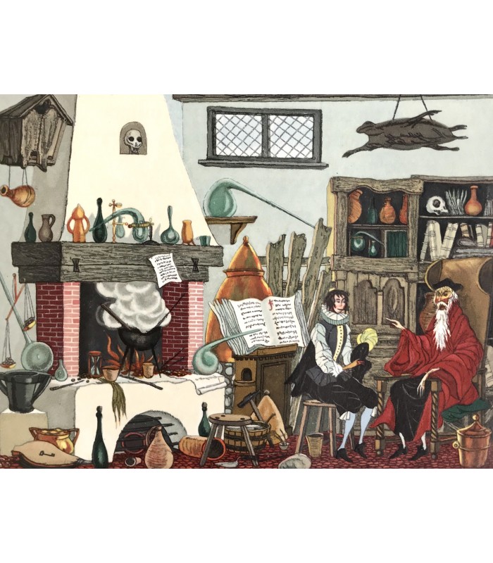 LA FONTAINE (Jean de). Fables. Contes. Illustrations d'Henry Lemarié.