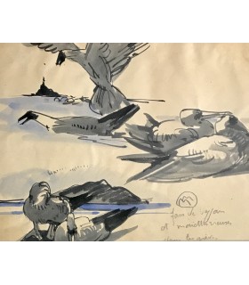 VERCEL (Roger). Sous le pied de l'archange. Illustrations de Mathurin Méheut.