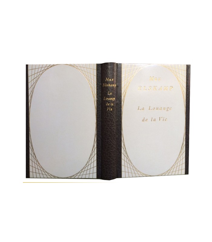 ELSKAMP (Max). La Louange de la vie. Dominical... Edition originale collective. Reliure de Pierre-Lucien Martin