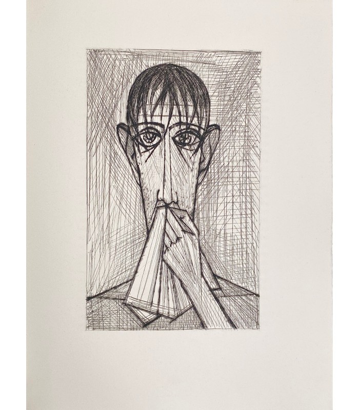 LAUTREAMONT (Comte de).  Les Chants de Maldoror. Pointes sèches originales de Bernard Buffet.