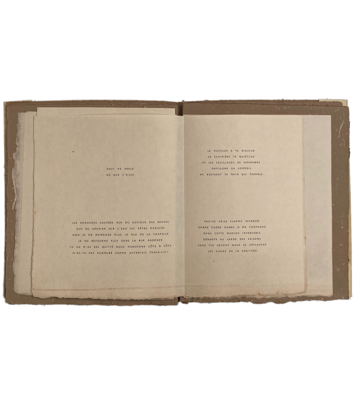 SCHELER (Lucien). Sillage intangible. Poème accompagné d'une pointe sèche de Pablo Picasso. Edition originale.