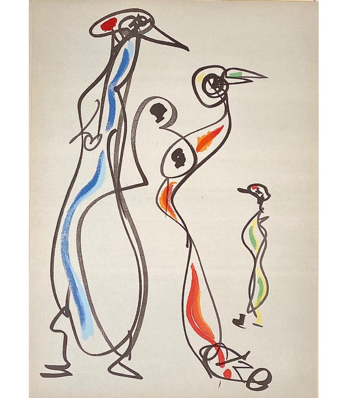 PREVERT (Jacques). Les chiens ont soif. Eaux-fortes et lithographies de Max Ernst. Edition originale.