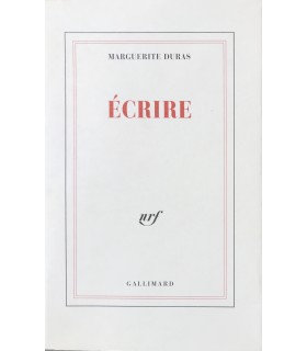 DURAS (Marguerite). Ecrire. Edition originale.