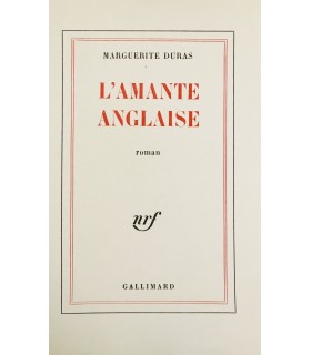 DURAS (Marguerite). L'Amante anglaise. Edition originale. Exemplaire sur vélin.