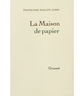 MALLET-JORIS (Françoise). La Maison de papier. Edition originale.