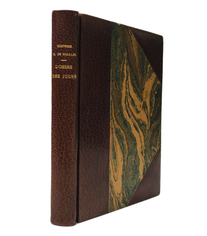 NOAILLES (Comtesse Anna de). L'Ombre des jours. Edition originale. Reliure de Victor Champs.
