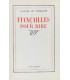 VILMORIN (Louise de). Fiançailles pour rire. Edition originale.
